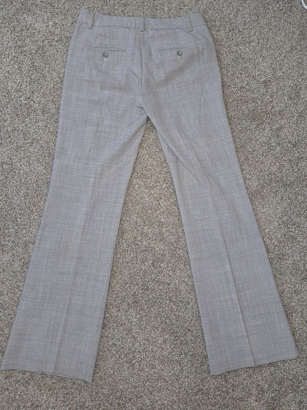 Express Women's Light Gray Boot Cut Dress Pants - Picture 2 of 6